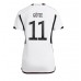 Maillot de foot Allemagne Mario Gotze #11 Domicile vêtements Femmes Monde 2022 Manches Courtes